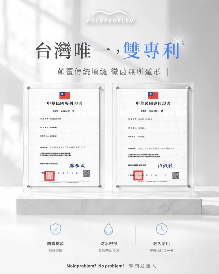 中華民國新型專利 M644495 與 M638184 證書排版